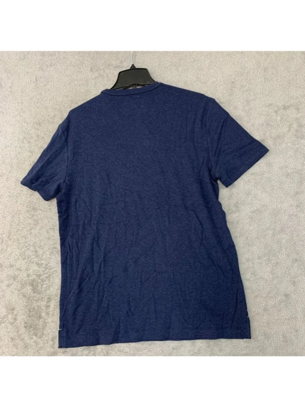 NWT Banana Republic Men's S Blue Luxe Touch Tee 100% Cotton Navy
